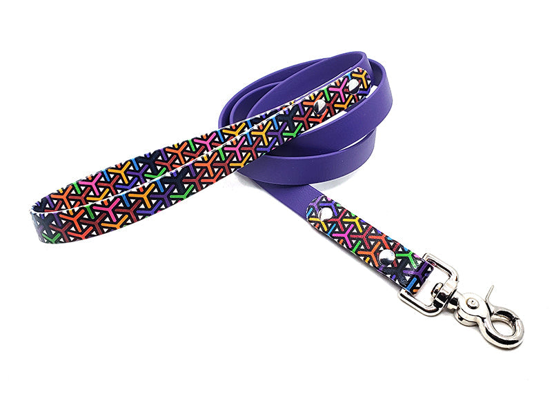 Geometric Weave No-Stink Waterproof Collar