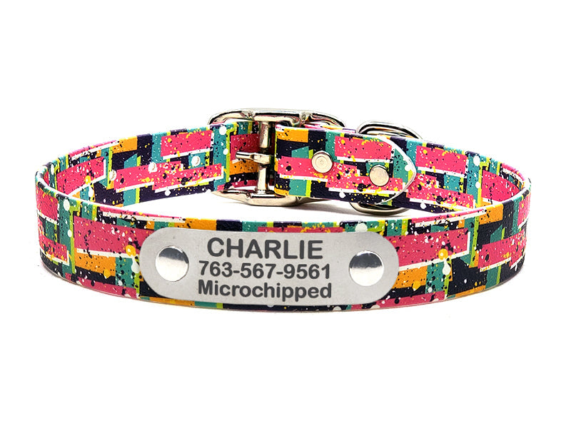 Grafitti Street No-Stink Waterproof Collar