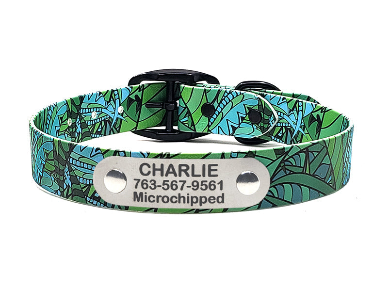 Jungle Vibe No-Stink Waterproof Collar