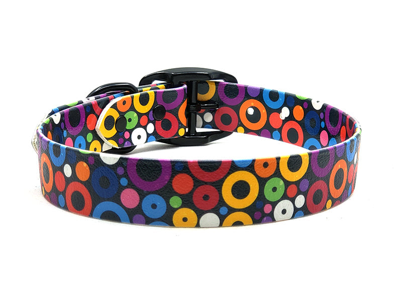 Multi Circles No-Stink No-Stink Waterproof Collar