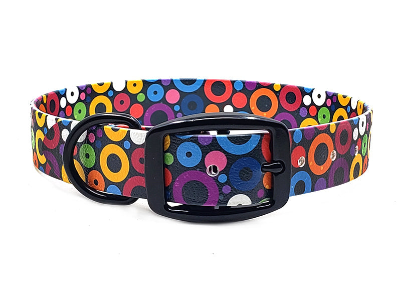 Multi Circles No-Stink No-Stink Waterproof Collar