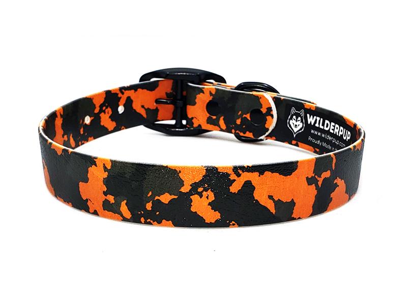 Orange Camo No-Stink Waterproof Collar