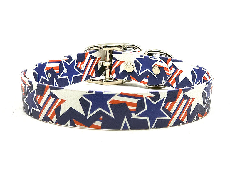 Patriotic Stars No-Stink No-Stink Waterproof Collar