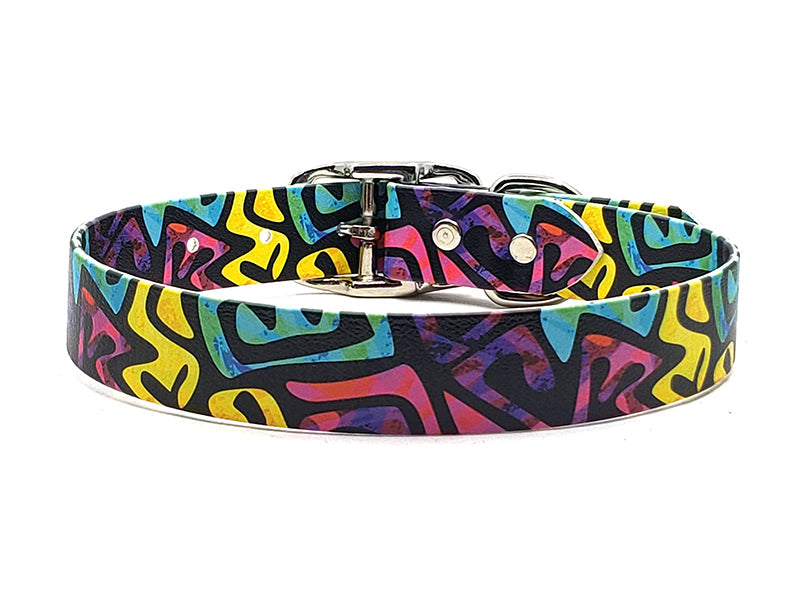 Psychedelic Tribal No-Stink No-Stink Waterproof Collar
