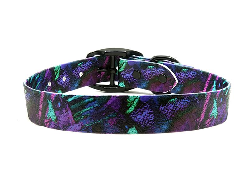 Watercolor Brushstrokes No-Stink Waterproof Collar