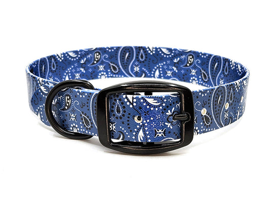 Blue Bandana No-Stink Waterproof Collar