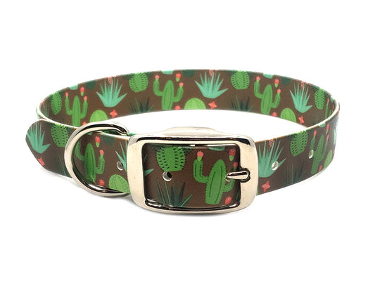 Cactus Flowers No-Stink Waterproof Collar
