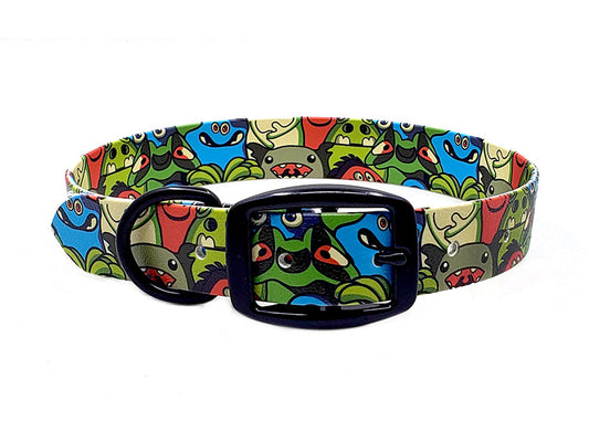 Cartoon Monsters No-Stink Waterproof Collar