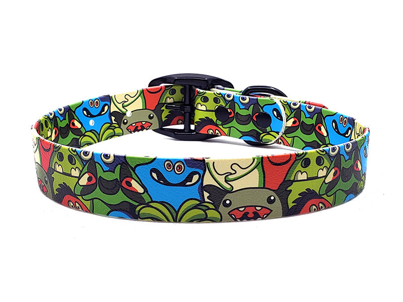 Cartoon Monsters No-Stink Waterproof Collar