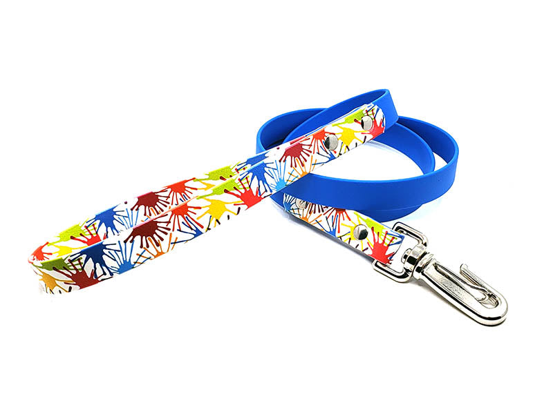 Color Blots No-Stink Waterproof Collar
