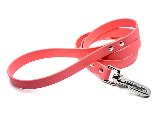 Coral Biothane Waterproof Leash