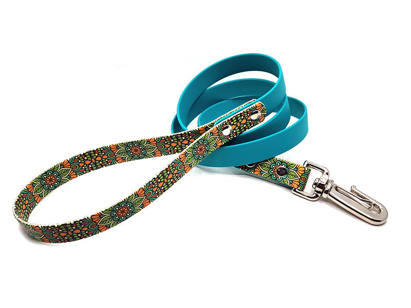 Green Mandala No-Stink Waterproof Collar
