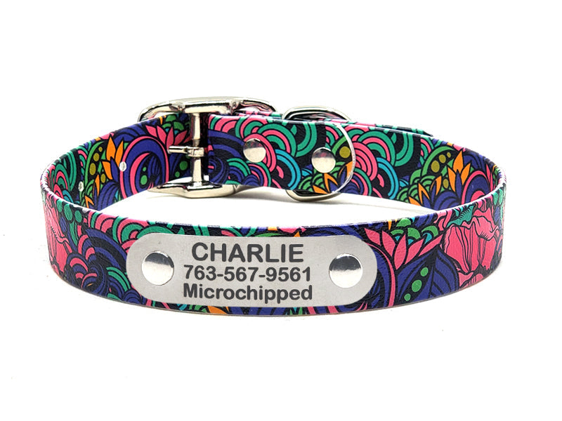 Magic Floral No Stink Waterproof Collar