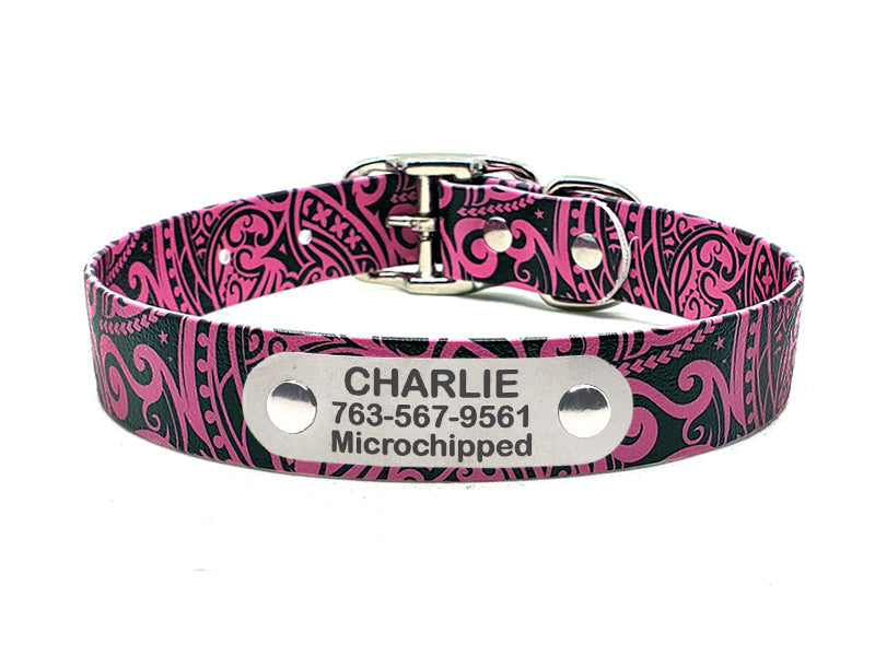 Polynesian Pink No-Stink Waterproof Collar