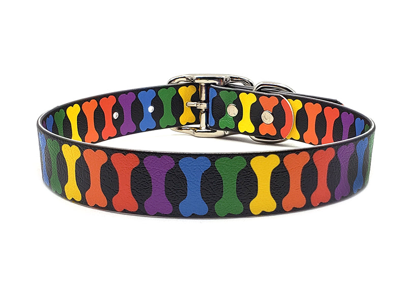 Rainbow Bones No-Stink No-Stink Waterproof Collar
