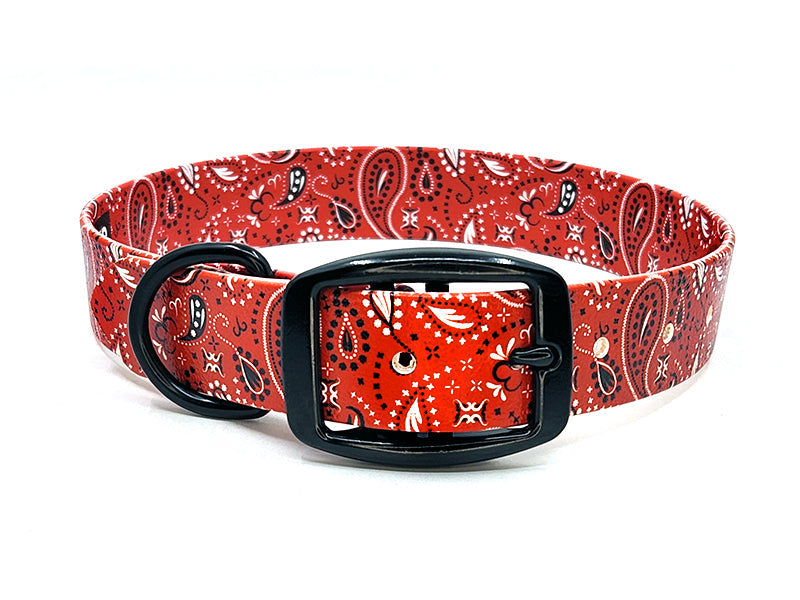 Red Bandana No-Stink Waterproof Collar