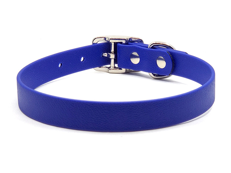 ROYAL BLUE Biothane No-Stink Waterproof Collar