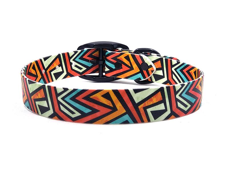 Tribal Grafitti No-Stink Waterproof Collar