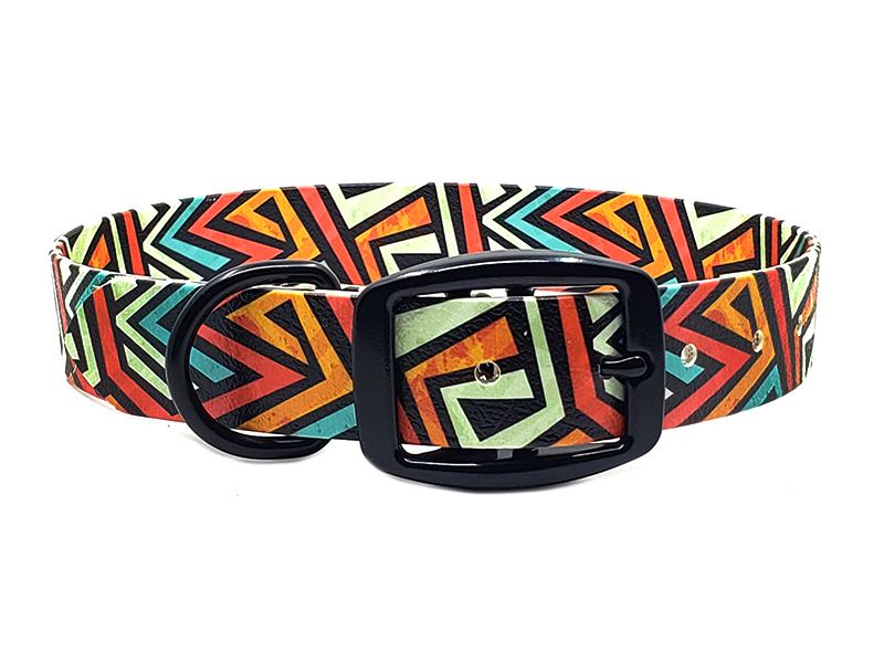 Tribal Grafitti No-Stink Waterproof Collar