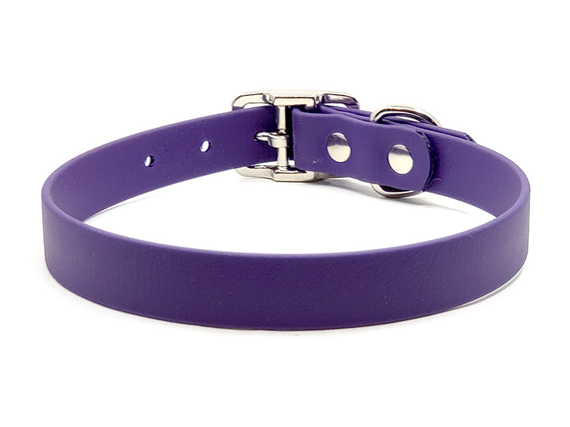 VIOLET Biothane No-Stink Waterproof Collar