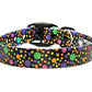 Mardi Gras Dots No-Stink Waterproof Collar