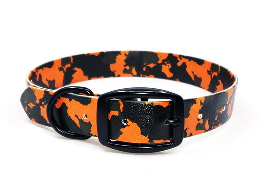 Orange Camo No-Stink Waterproof Collar