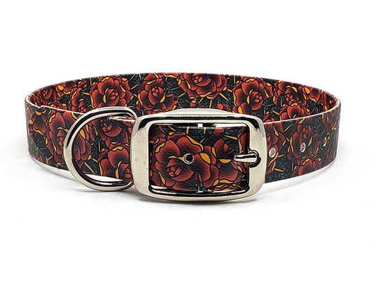 Vintage Roses No-Stink Waterproof Collar