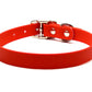 RED Biothane No-Stink Waterproof Collar