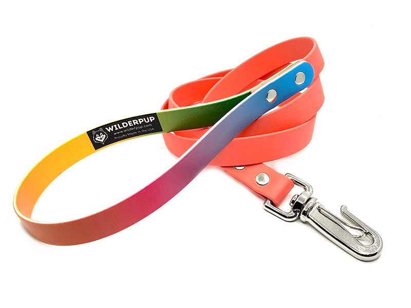 Smooth Rainbow No-Stink Waterproof Collar