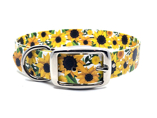 Sunflowers No-Stink Waterproof Collar