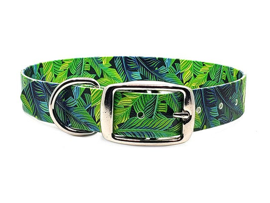 Tropical Palms No-Stink Waterproof Collar