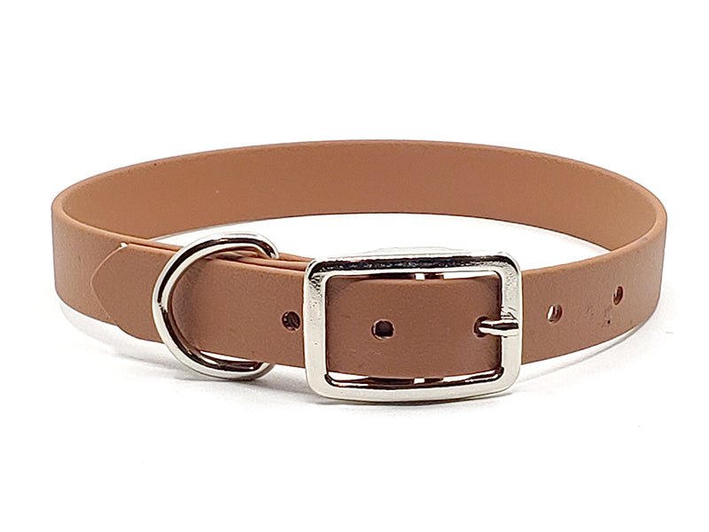 CARAMEL Biothane No-Stink Waterproof Collar