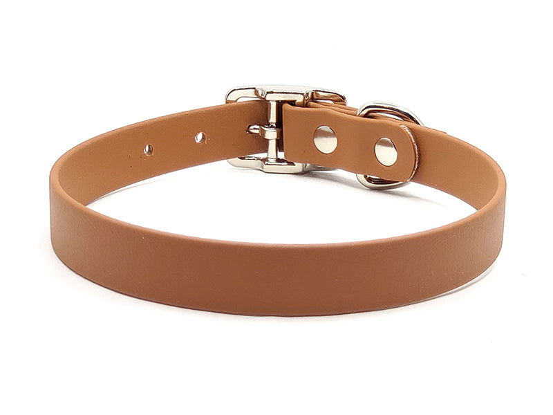 CARAMEL Biothane No-Stink Waterproof Collar