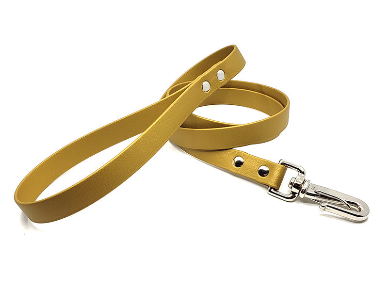 Gold Biothane Waterproof Leash