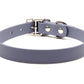 GREY Biothane No-Stink Waterproof Collar