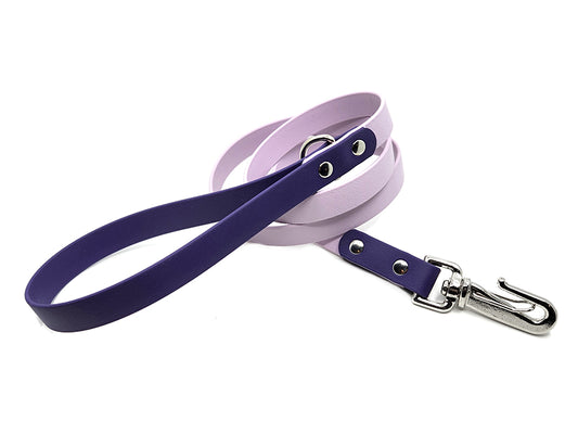 Lavender/Violet Color Block No-Stink Waterproof Collar
