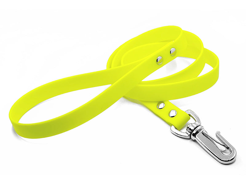 Neon Yellow Biothane Waterproof Leash