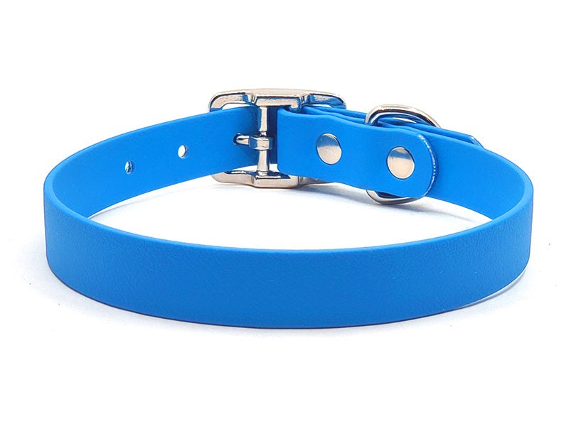 OCEAN BLUE Biothane No-Stink Waterproof Collar