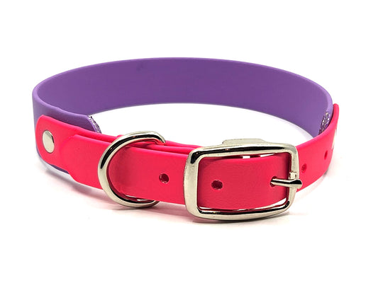 Orchid/Passion Fruit Color Block No-Stink Waterproof Collar