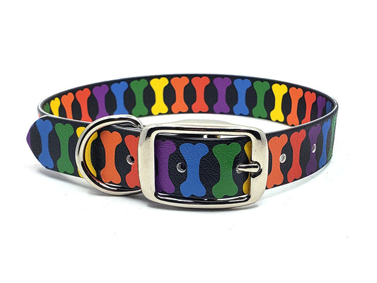 Rainbow Bones No-Stink No-Stink Waterproof Collar