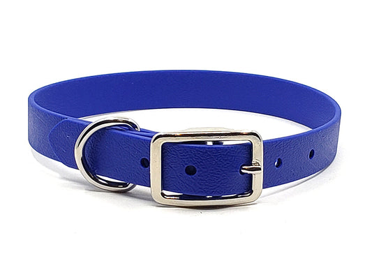 ROYAL BLUE Biothane No-Stink Waterproof Collar