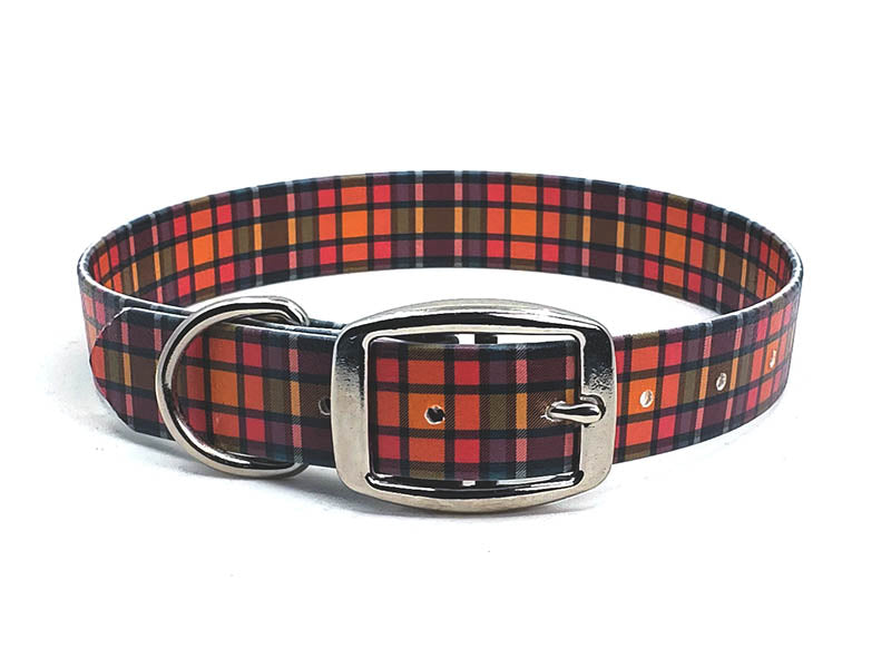 Tartan Plaid No-Stink Waterproof Collar