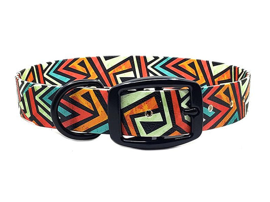 Tribal Grafitti No-Stink Waterproof Collar